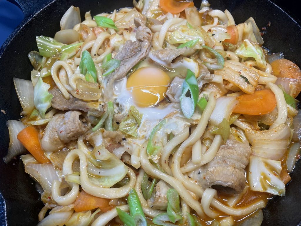 キムチ焼きうどん