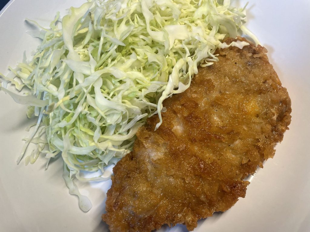スキレットで作るポークカツ