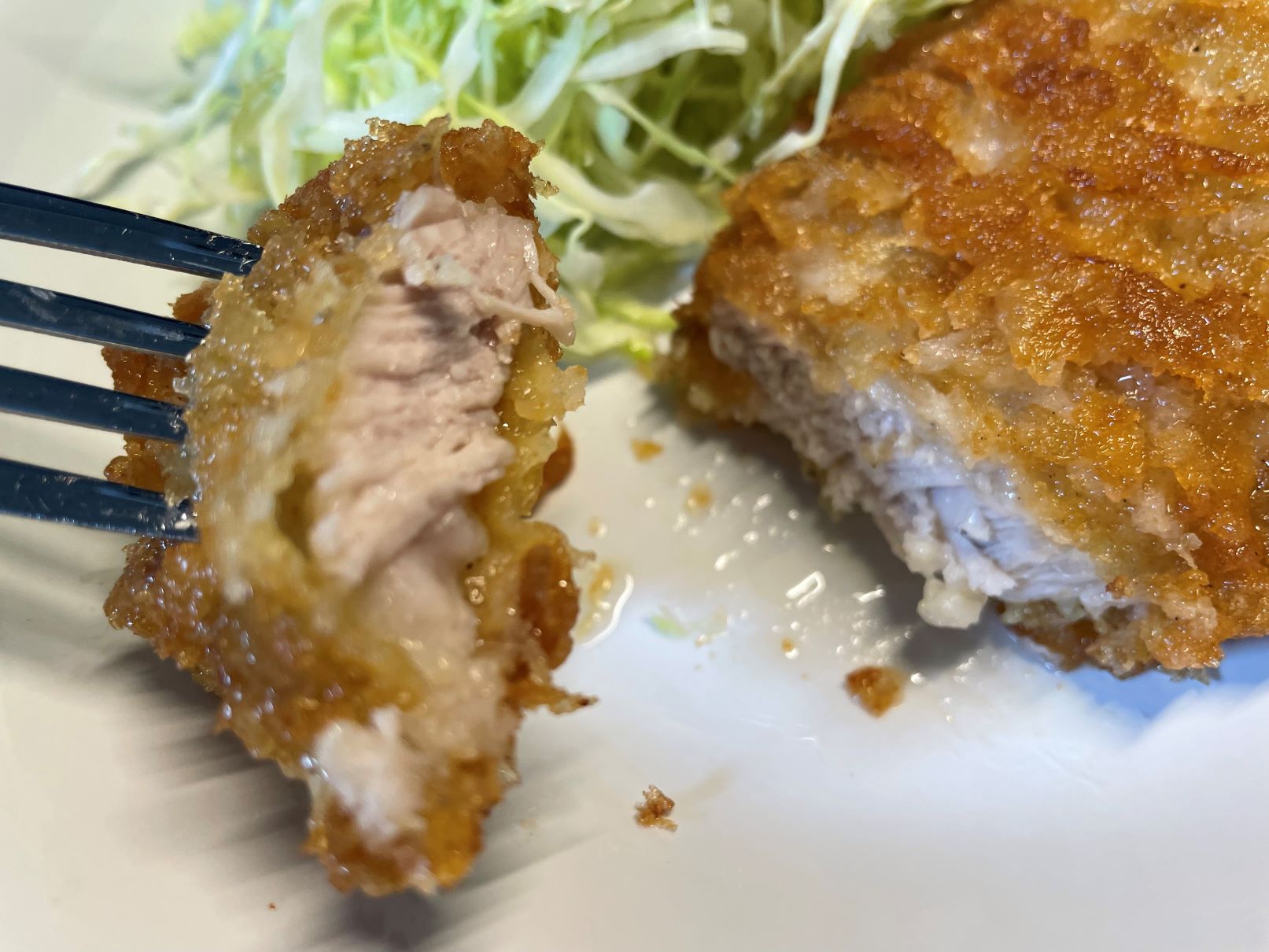 スキレットで作るポークカツ