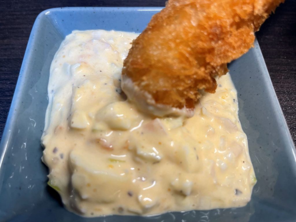 エビフライとタルタルソース